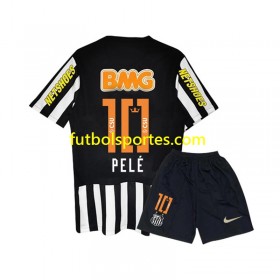 Camiseta Santos PELE 10 Retro Niño Segunda Equipación 2011-2012